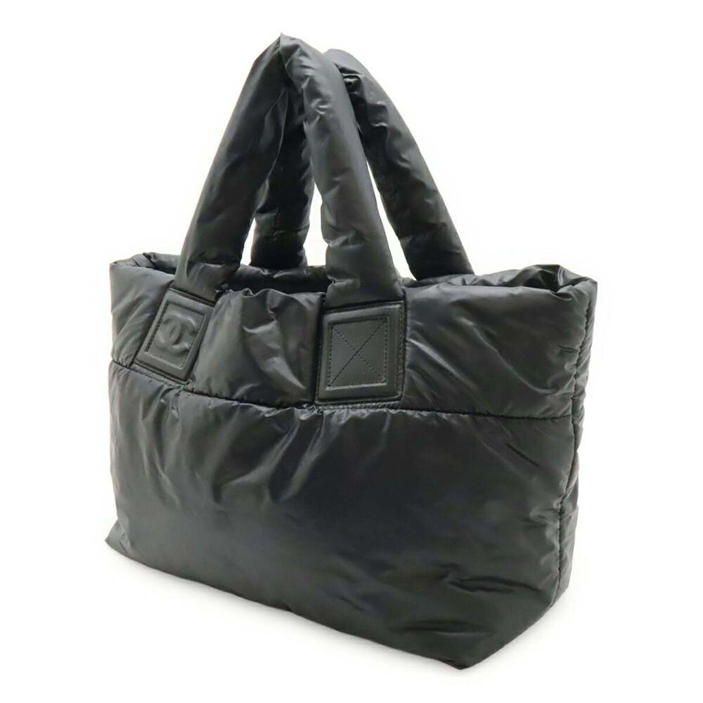 CHANEL Black Leather Tote Bag - Picture 3 of 8